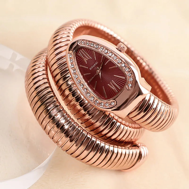 Unique Snake Shaped Watch Women