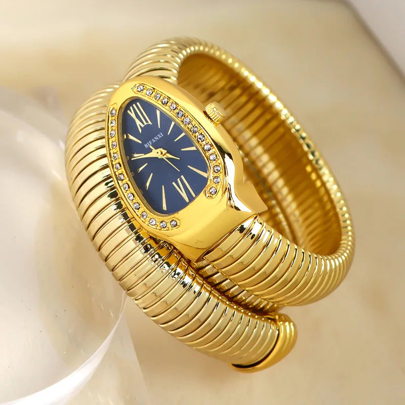 Unique Snake Shaped Watch Women