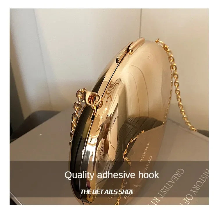Acrylic Shell Shape Clutch Bag