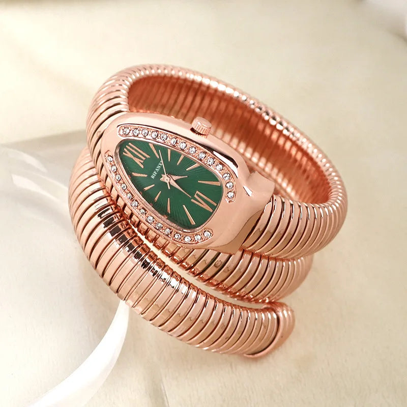 Unique Snake Shaped Watch Women