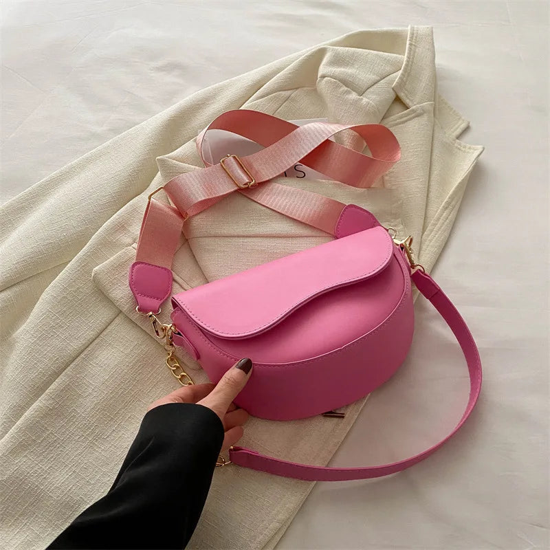 Fashion Double Straps Shoulder Bag
