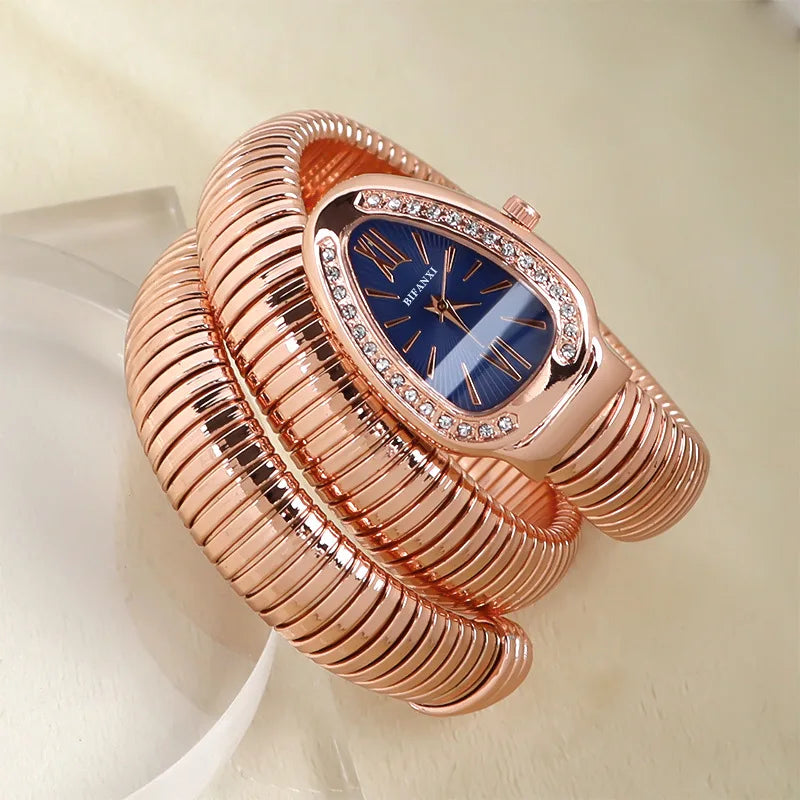 Unique Snake Shaped Watch Women