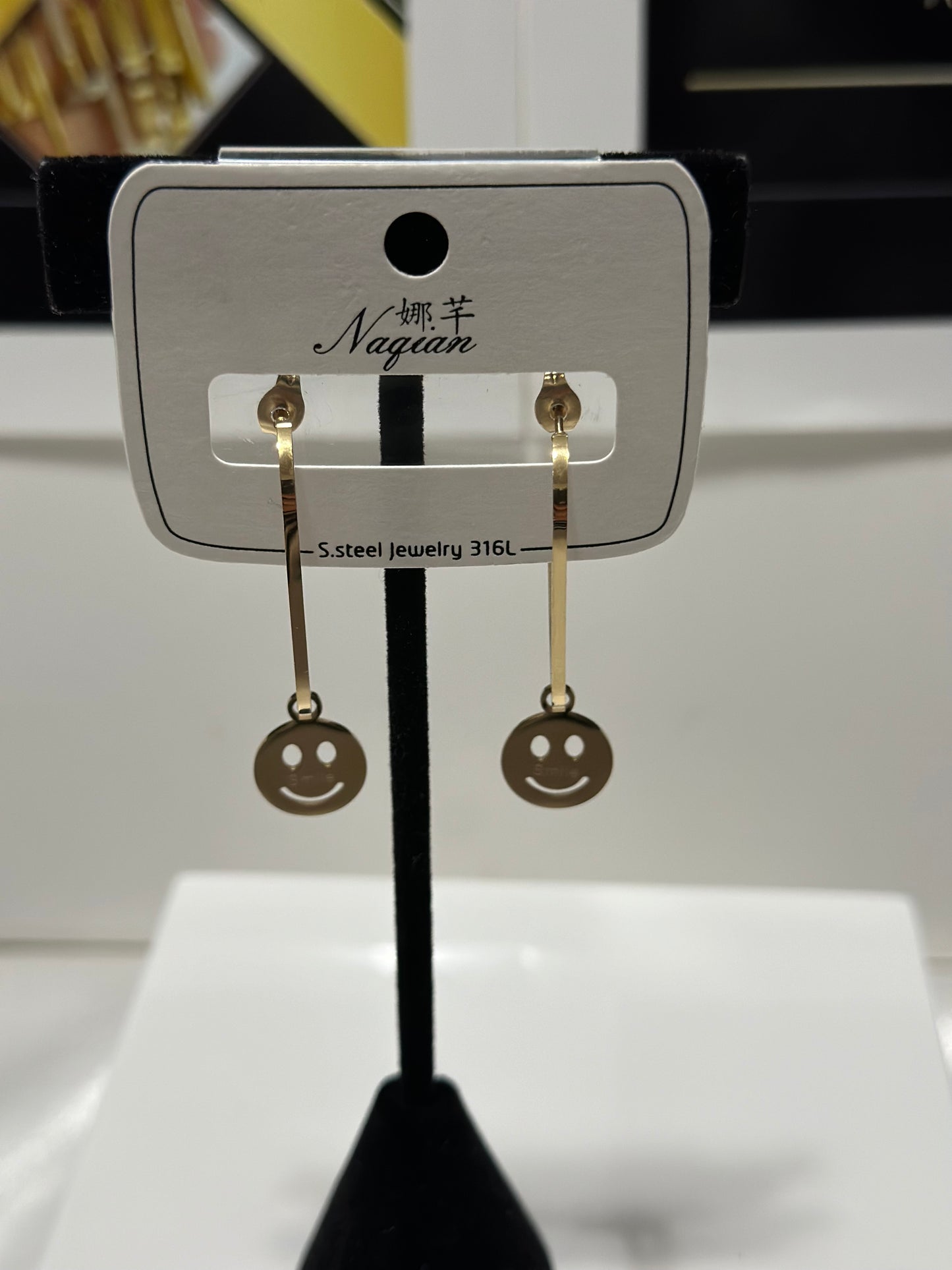 Stainless steel Drop Earrings