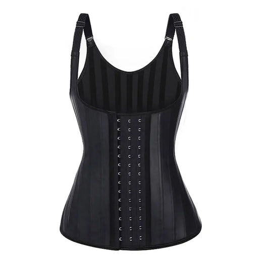 Women Underbust Corset Body Shaper Latex Waist Trainer Steel Boned Corset Vest Waist Trainer Girdle Sport Workout Shapewear