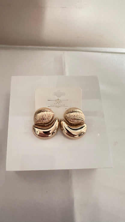 Gold Stud Earrings