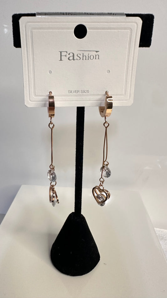 Hear Diamond Earrings