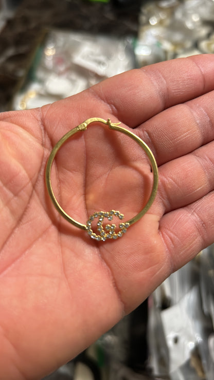 Letter Earrings