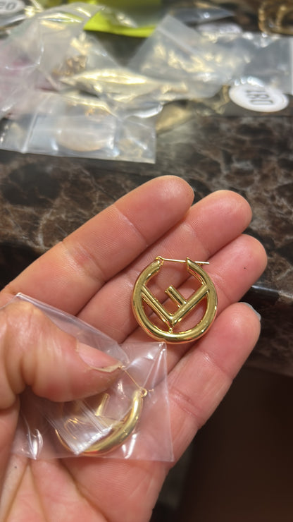 Letter Earrings