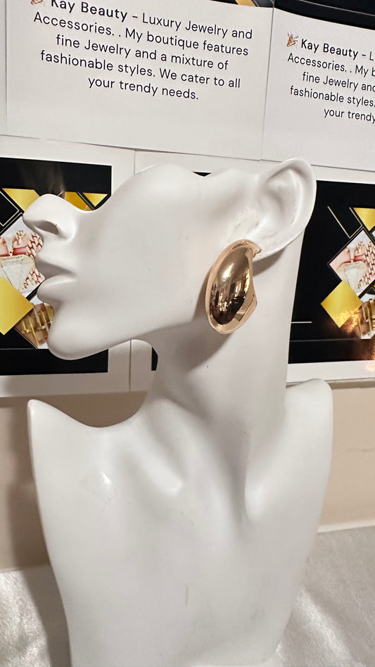 Stainless Steel Banana Earrings