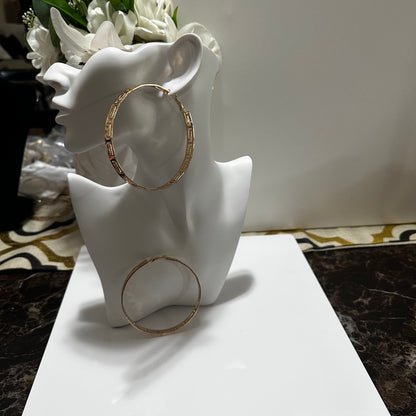 Gold Plated Hoops