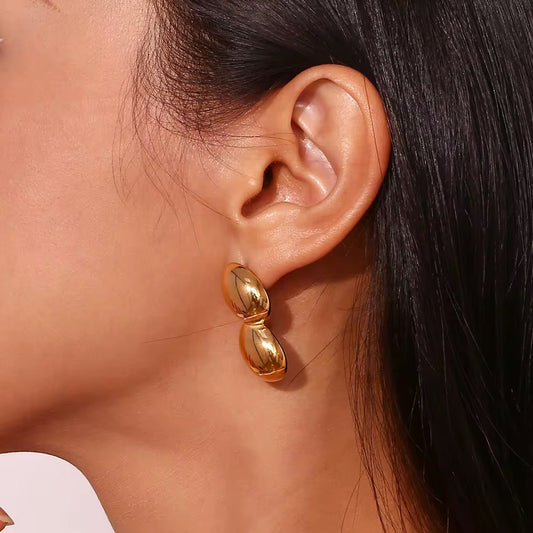 Peanut Shell Earrings