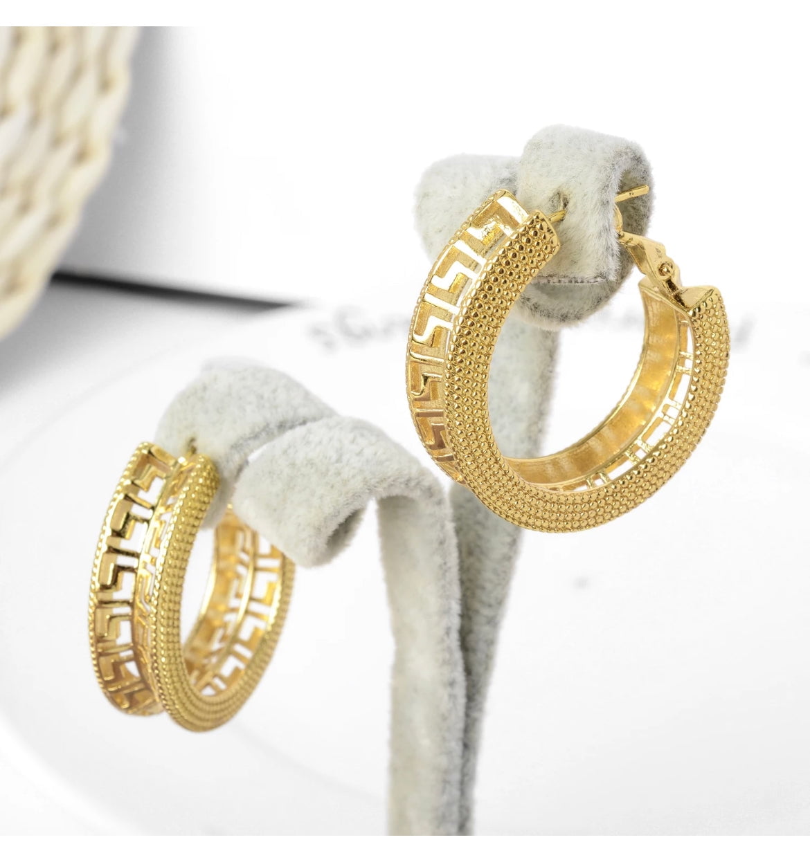 Gold Plated Hoop Earrings