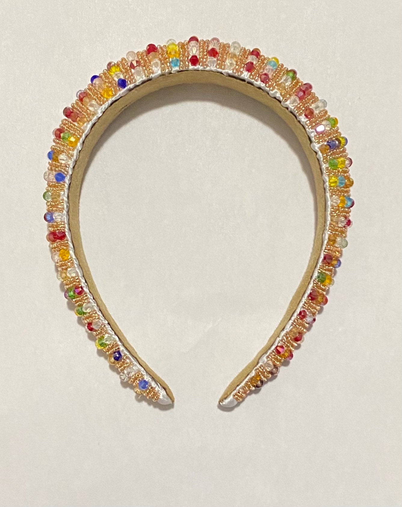Handmade Multicolored Beaded Hairband Accessories